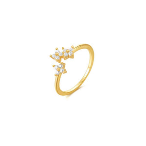 Four flowers ring