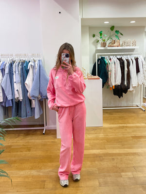 Softest corduroy set pink